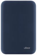 Внешний аккумулятор uBear Flow Magnetic 5000 мАч, синий— фото №1