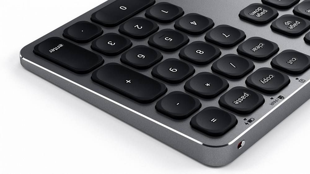 Клавиатура Satechi Aluminum Bluetooth Wireless, серый космос— фото №3