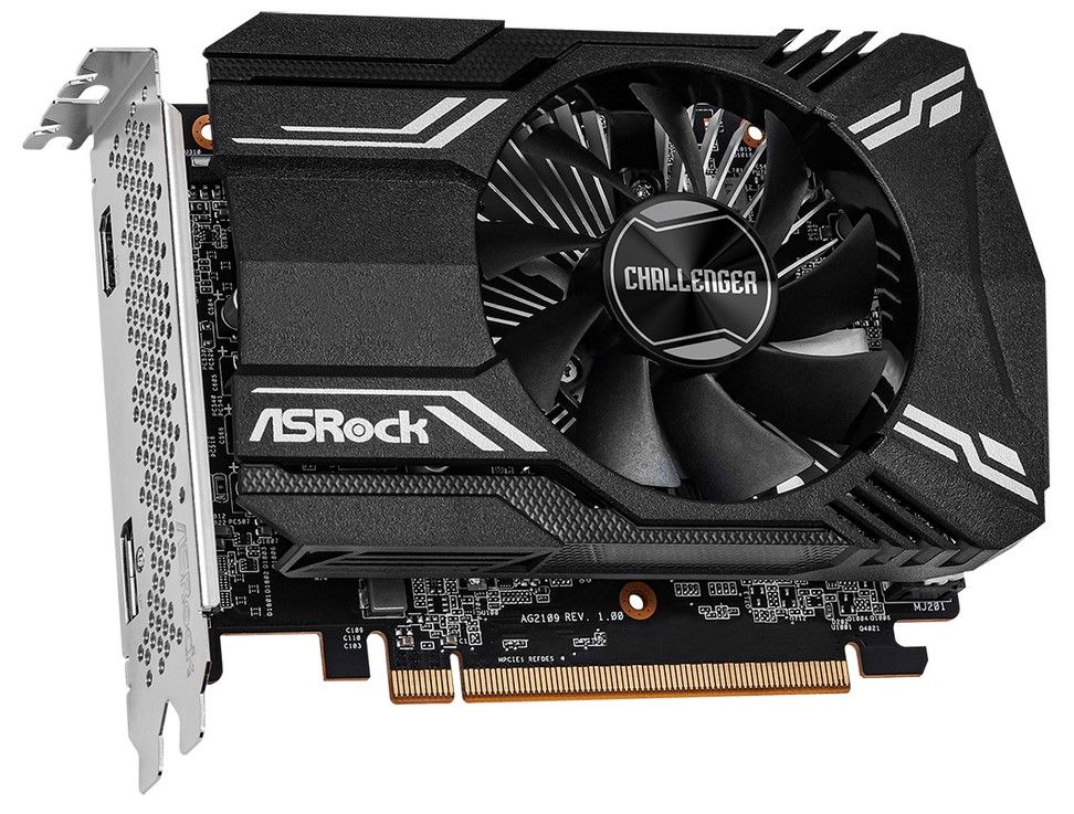 Видеокарта ASRock Radeon RX 6400 Challenger ITX 4Gb— фото №1