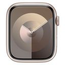 Apple Watch Series 9 + Cellular  (корпус - сияющая звезда, 45mm ремешок Sport Band сияющая звезда, размер S/M)— фото №1