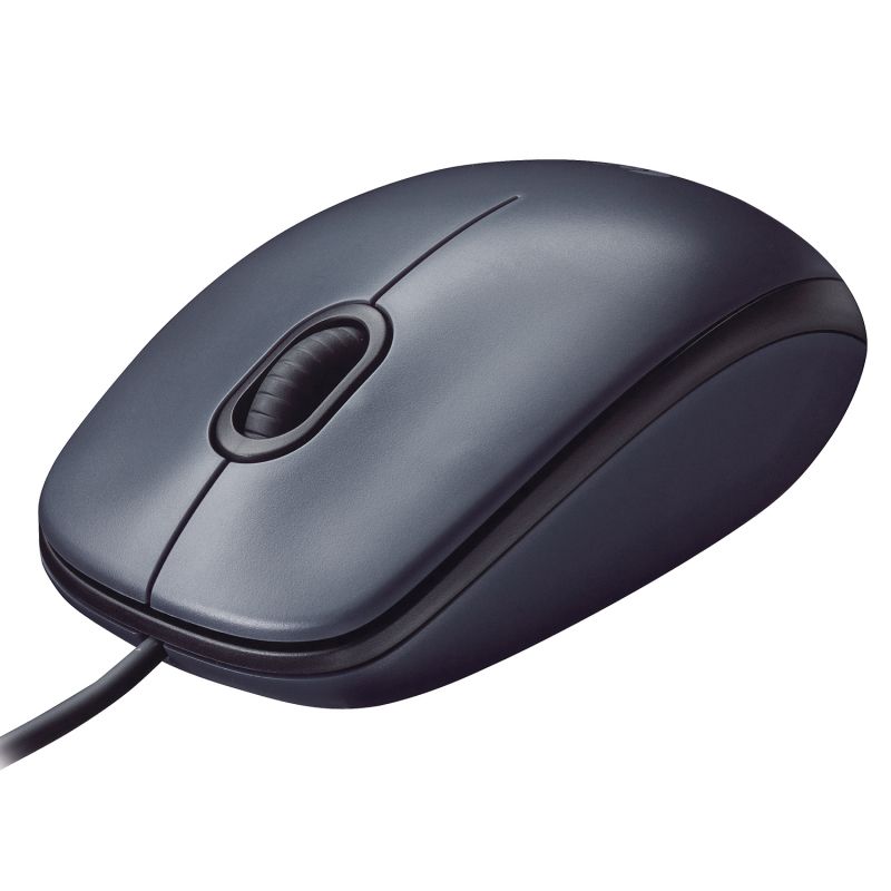 Мышь Logitech M90, черный+серый— фото №4