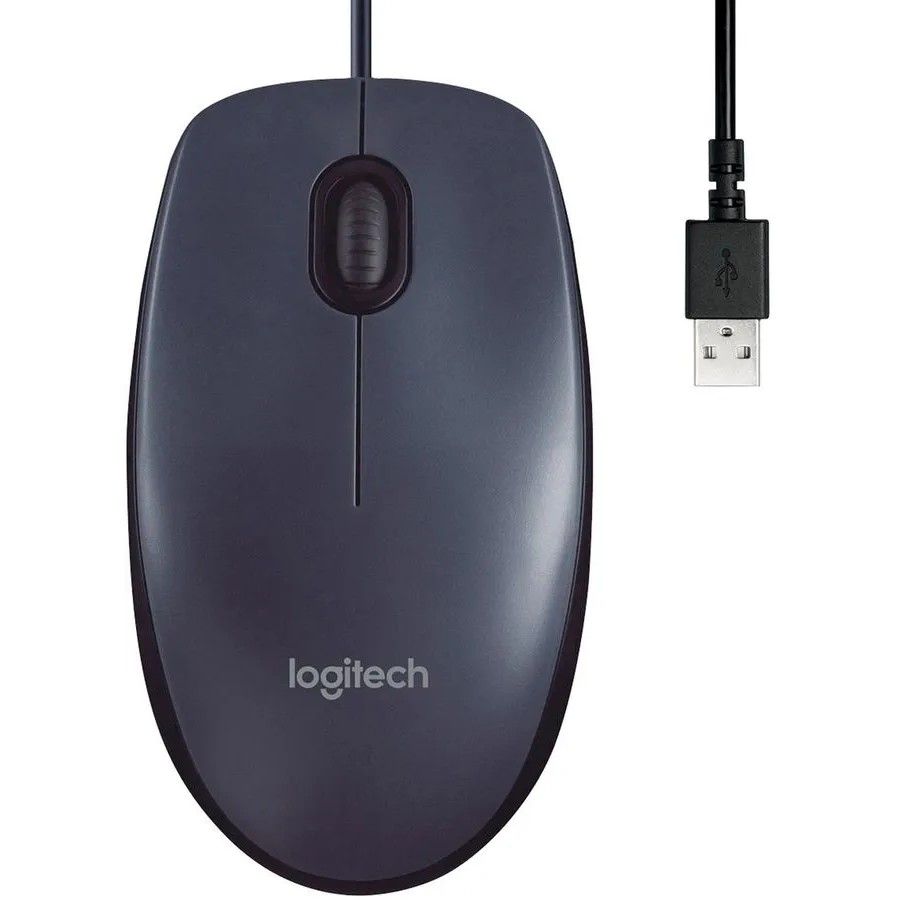 Мышь Logitech M100, черный— фото №2