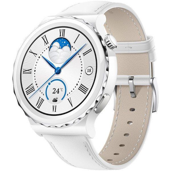Huawei Watch GT3 Pro Ceramic 43mm, белый— фото №0