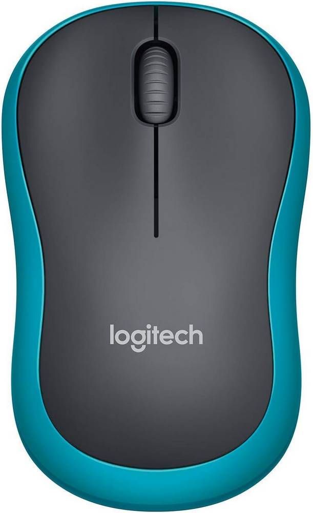 Мышь Logitech M185, беспроводная, синий— фото №0