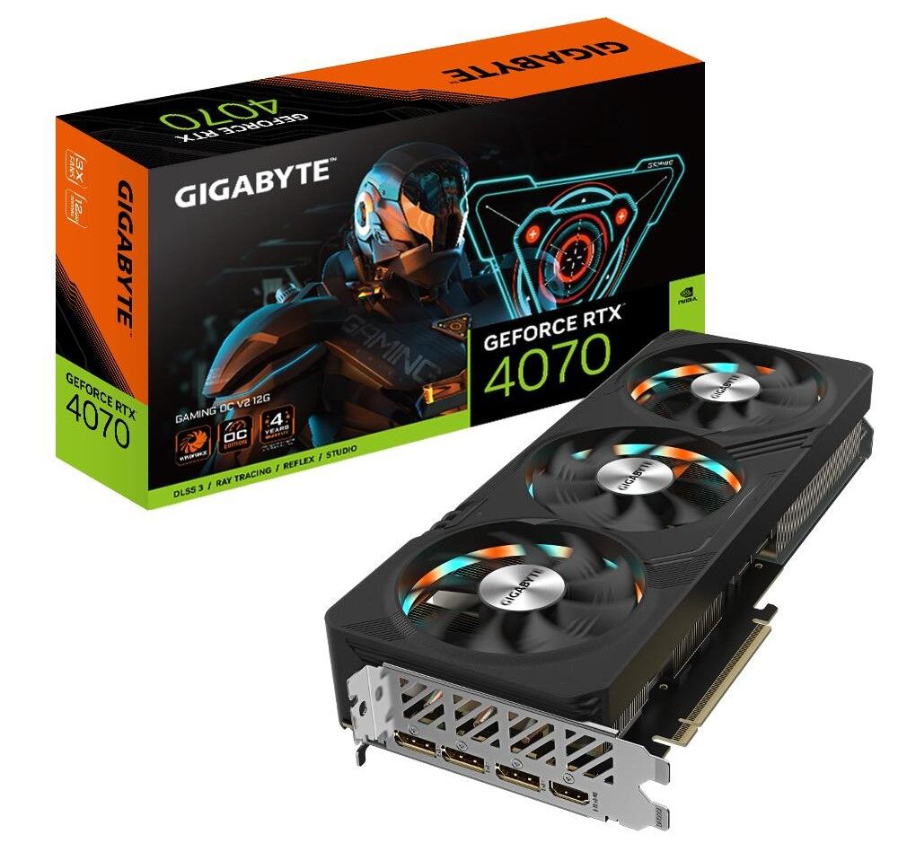 Видеокарта Gigabyte GeForce RTX 4070 GAMING OC V2 12Gb— фото №7