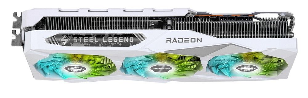 Видеокарта ASRock AMD Radeon RX 7700 XT Steel Legend OC 12Gb— фото №3