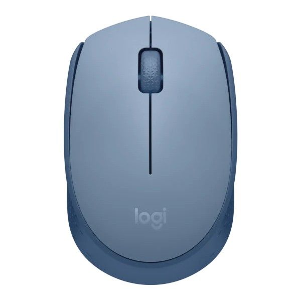 Мышь Logitech M171, беспроводная, голубой+серый— фото №0