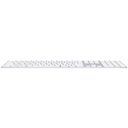 Клавиатура Apple Magic Keyboard с цифровой панелью, серебристый+белый— фото №4