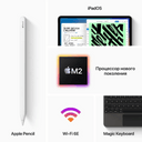 2022 Apple iPad Pro 12.9″ (256GB, Wi-Fi + Cellular, серебристый)— фото №6