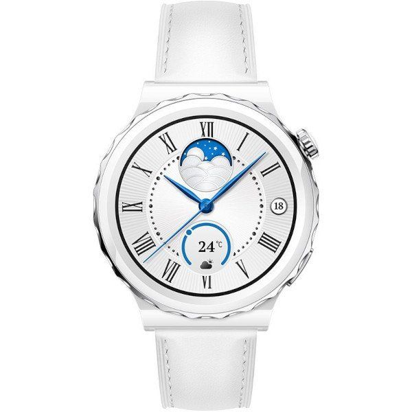 Huawei Watch GT3 Pro Ceramic 43mm, белый— фото №1