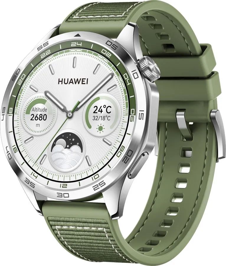 Huawei Watch GT4 46mm, серебристый— фото №0
