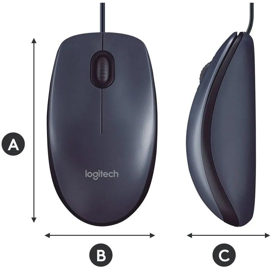Мышь Logitech M100, черный— фото №4