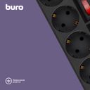 Сетевой фильтр Buro 500SH-3-SW-B 3м (5 розеток) черный— фото №3