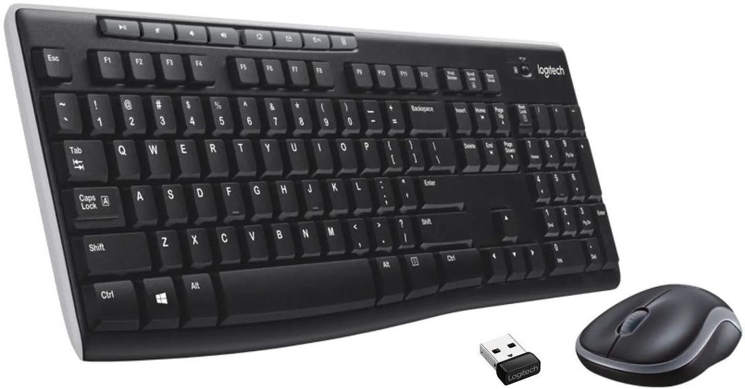 Клавиатура и мышь Logitech MK270, черный— фото №3