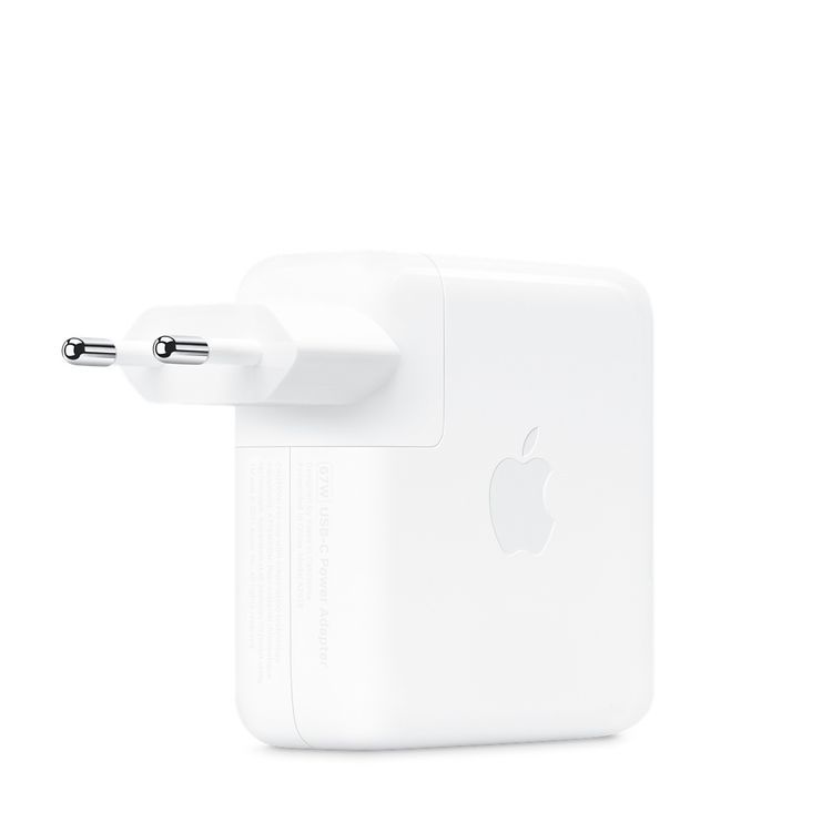 Адаптер питания Apple USB-C, 67Вт, белый— фото №1