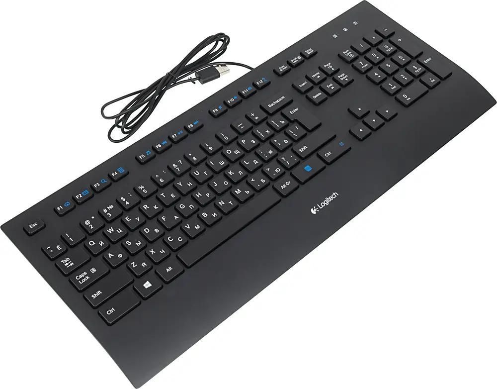 Клавиатура Logitech K280E, черный— фото №1