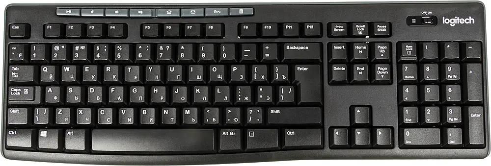 Клавиатура и мышь Logitech MK270, черный— фото №0