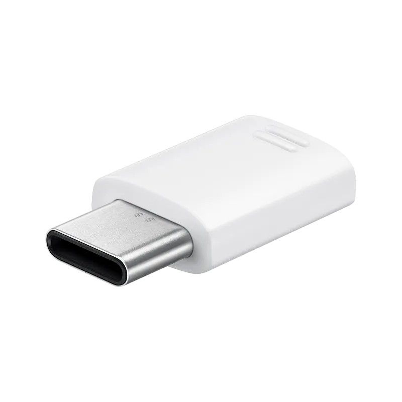 Переходник Samsung microUSB - USB Type-C EE-GN930 Micro USB / USB-C, белый— фото №1