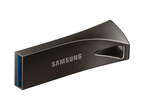 Флеш-накопитель Samsung BAR Plus, 64GB, серый— фото №1