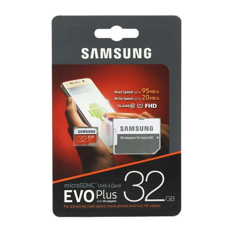 Карта памяти microSDHC Samsung EVO Plus 2, 32GB— фото №6