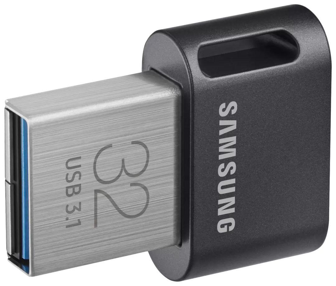 Флеш-накопитель Samsung FIT plus, 32GB, серый— фото №2