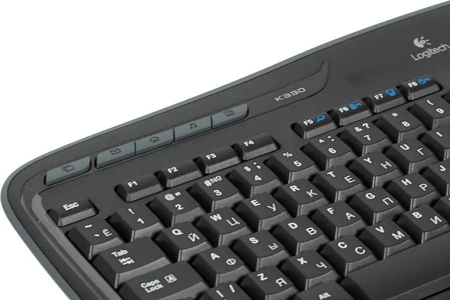 Клавиатура и мышь Logitech Wireless Combo MK330, черный— фото №1