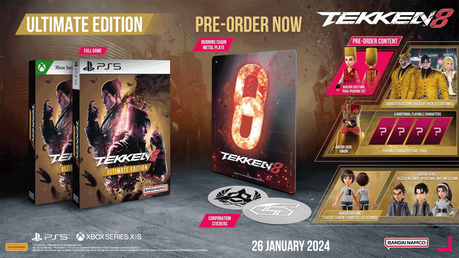 Игра PS5 Tekken 8 Ultimate Edition, (Английский язык), Стандартное издание— фото №8